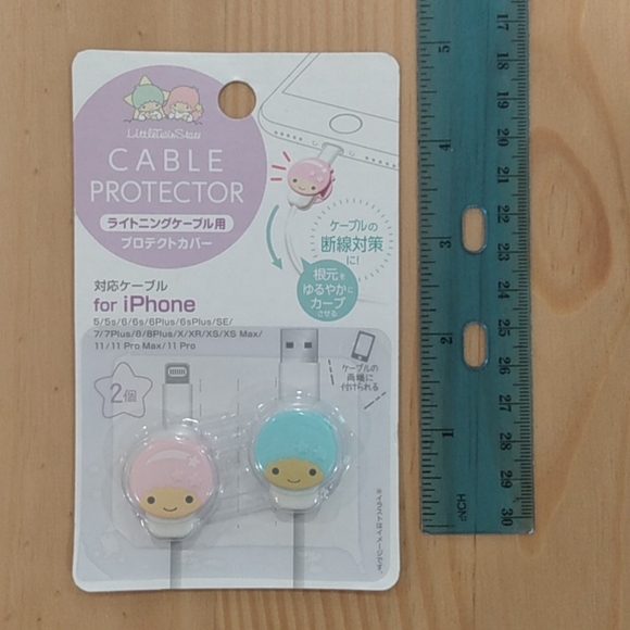 $5 New Sanrio Little Twin Stars iPhone Cable Protector Kiki Lala - Picture 3 of 5